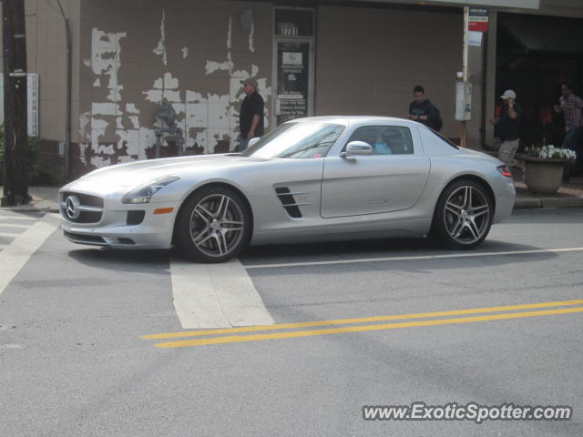 Mercedes SLS AMG spotted in Bethesda, Maryland