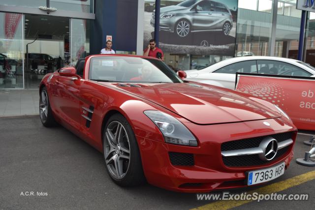 Mercedes SLS AMG spotted in Tenerife, Spain