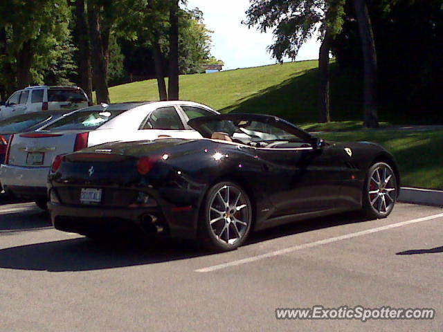 Ferrari California spotted in Ancaster, Canada