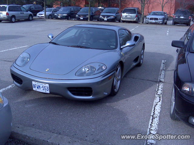 Ferrari 360 Modena spotted in Niagara Falls, Canada