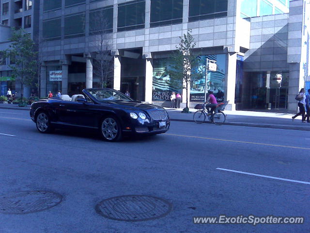 Bentley Continental spotted in Toronto, Canada