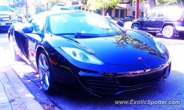 Mclaren MP4-12C spotted in Houston, Texas