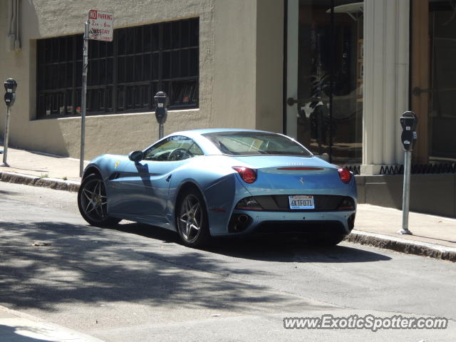 Ferrari California spotted in San Francisco, California