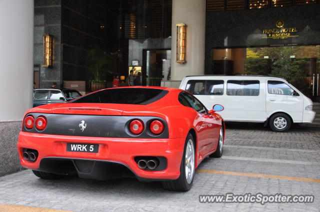 Ferrari 360 Modena spotted in Bukit Bintang KL, Malaysia