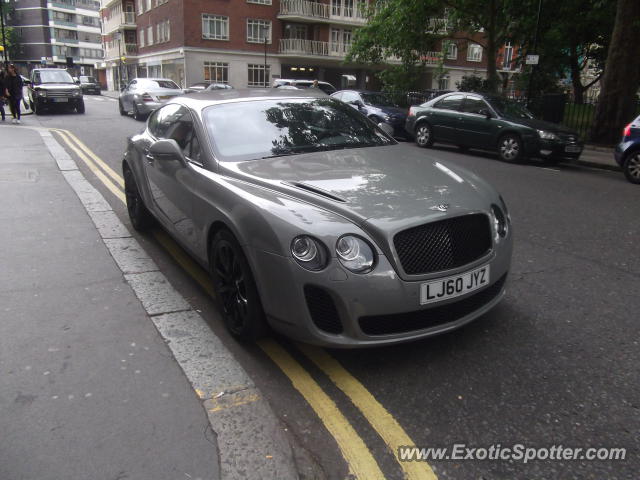 Bentley Continental spotted in London, United Kingdom