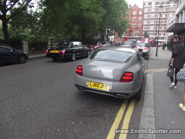 Bentley Continental spotted in London, United Kingdom