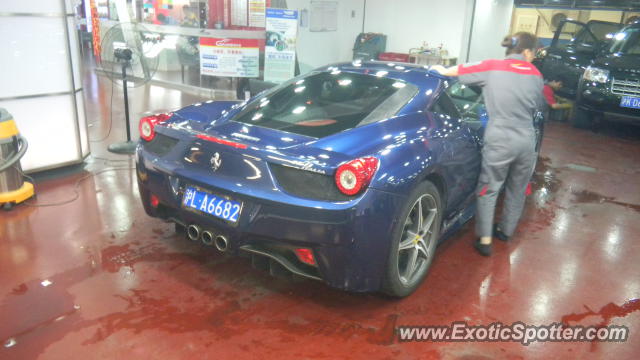 Ferrari 458 Italia spotted in SHANGHAI, China