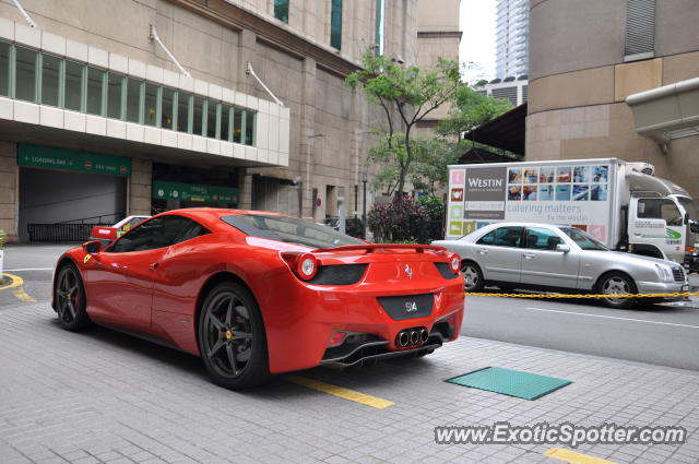 Ferrari 458 Italia spotted in Kuala Lumpur, Malaysia