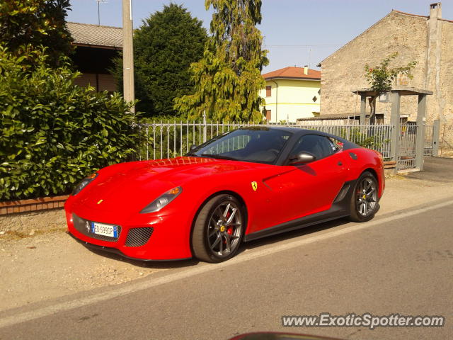 Ferrari 599GTB spotted in Near Verona, Italy