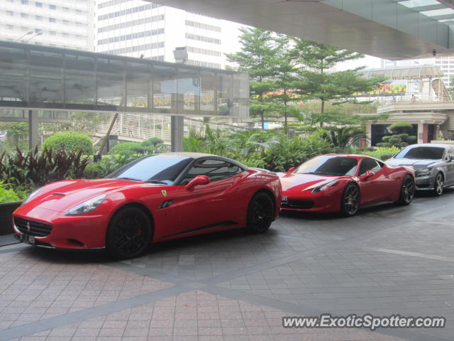 Ferrari California spotted in Jakarta, Indonesia