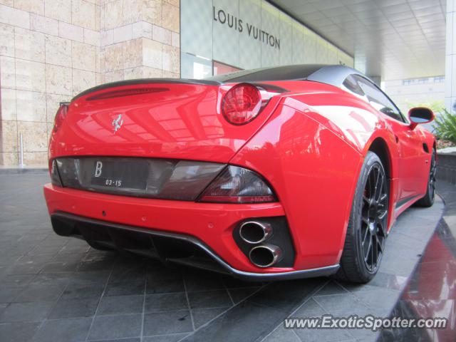 Ferrari California spotted in Jakarta, Indonesia