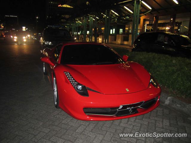 Ferrari 458 Italia spotted in Jakarta, Indonesia