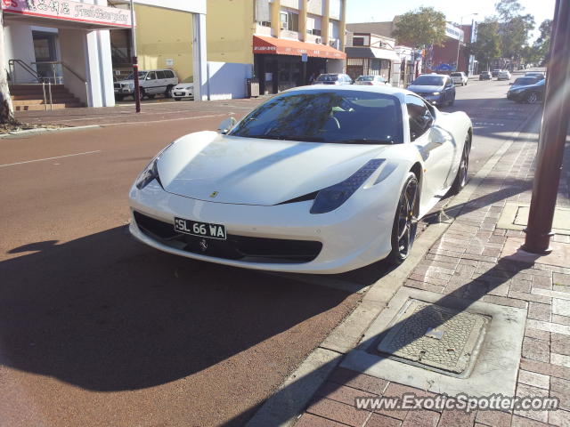Ferrari 458 Italia spotted in Perth, Australia