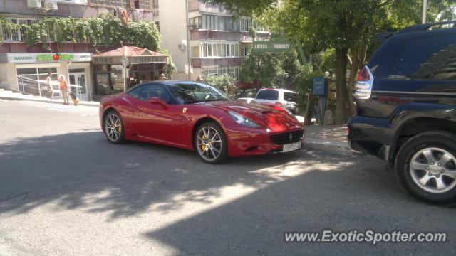 Ferrari California spotted in Sochi, Russia