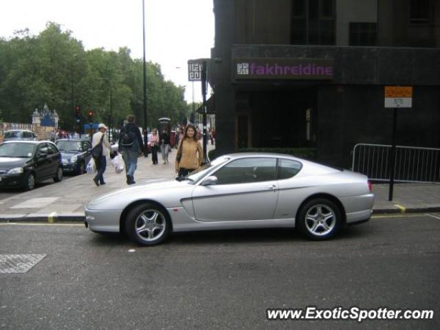 Ferrari 456 spotted in London, United Kingdom