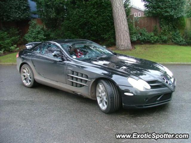 Mercedes SLR spotted in Manchester, United Kingdom