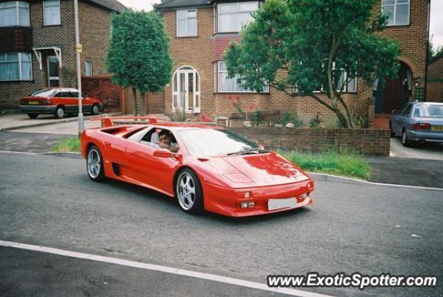 Lamborghini Diablo spotted in Reading Berkshire, United Kingdom