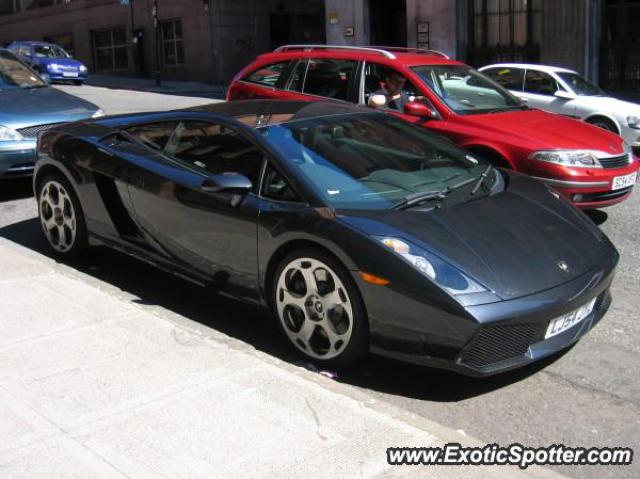 Lamborghini Gallardo spotted in Glasgow, United Kingdom