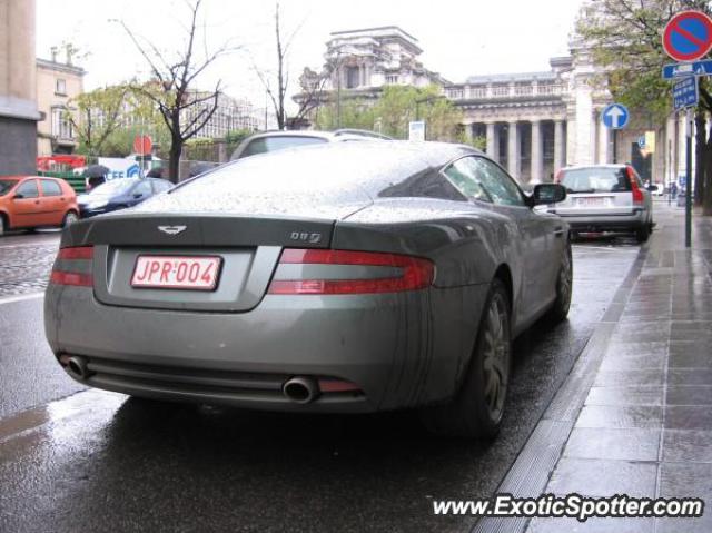 Aston Martin DB9 spotted in Brussel, Belgium