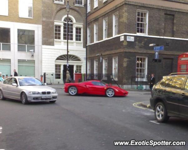 Ferrari Enzo spotted in London, United Kingdom