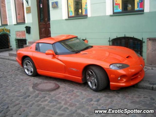 Dodge Viper spotted in Klaipeda, Lithuania