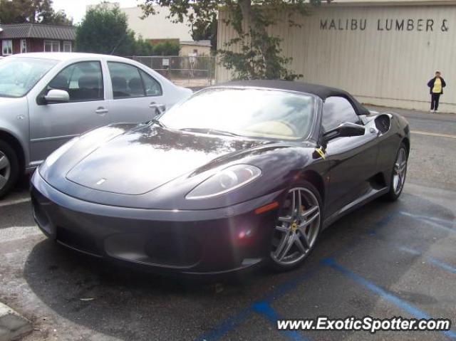 Ferrari F430 spotted in Malibu, California