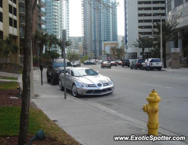 Mercedes SLR spotted in Miami, Florida