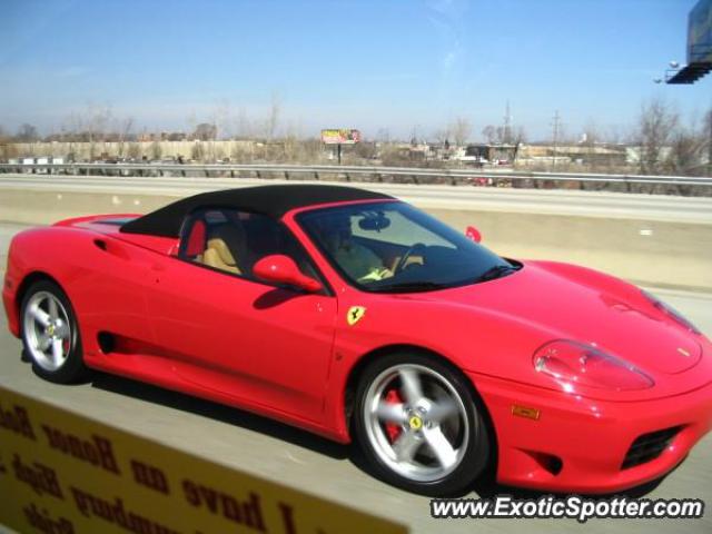 Ferrari 360 Modena spotted in Schaumburg, Illinois