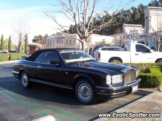 Rolls Royce Corniche spotted in Calabasas, California