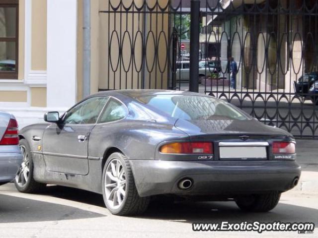 Aston Martin DB7 spotted in Moscow, Russia