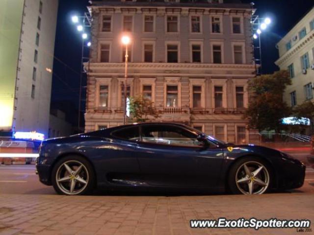 Ferrari 360 Modena spotted in Moscow, Russia