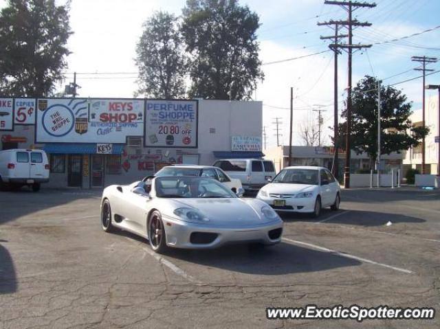 Ferrari 360 Modena spotted in Kanoga Park, California