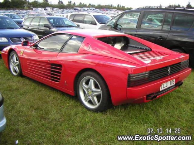 Ferrari Testarossa spotted in Silkeborg, Denmark