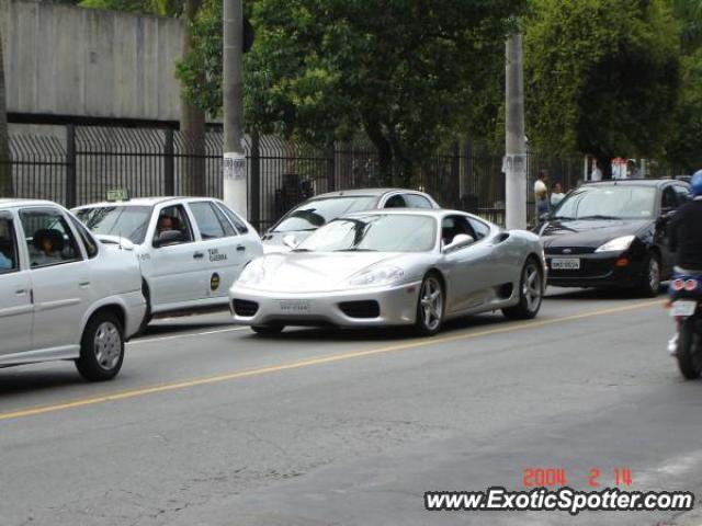 Ferrari 360 Modena spotted in Sao Paulo, Brazil