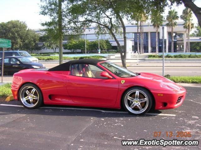 Ferrari 360 Modena spotted in Tampa, Florida