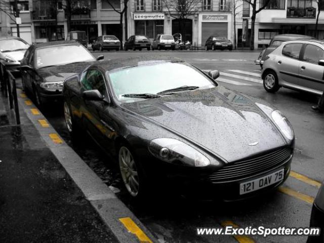 Aston Martin DB9 spotted in Paris, France