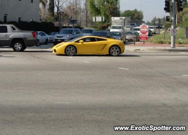 Lamborghini Gallardo spotted in Sherman Oaks, California