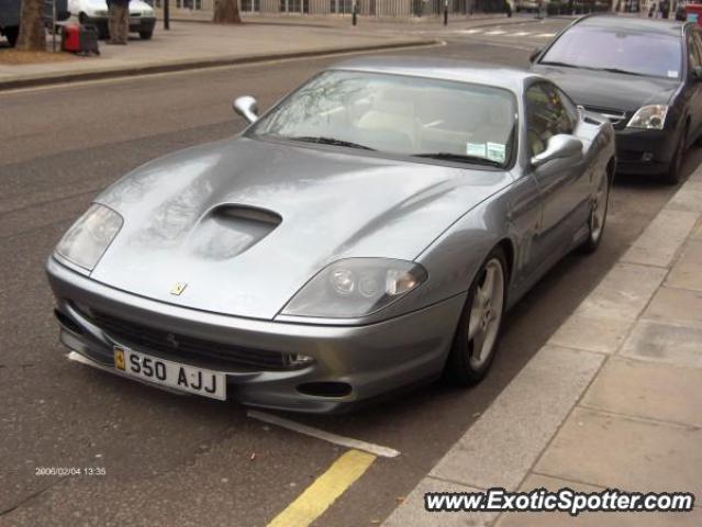 Ferrari 550 spotted in London, United Kingdom