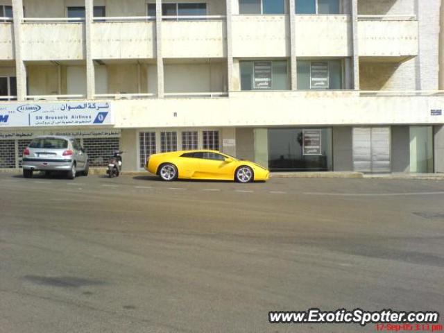 Lamborghini Murcielago spotted in Beirut, Lebanon