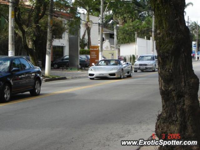 Ferrari 360 Modena spotted in Sao Paulo, Brazil