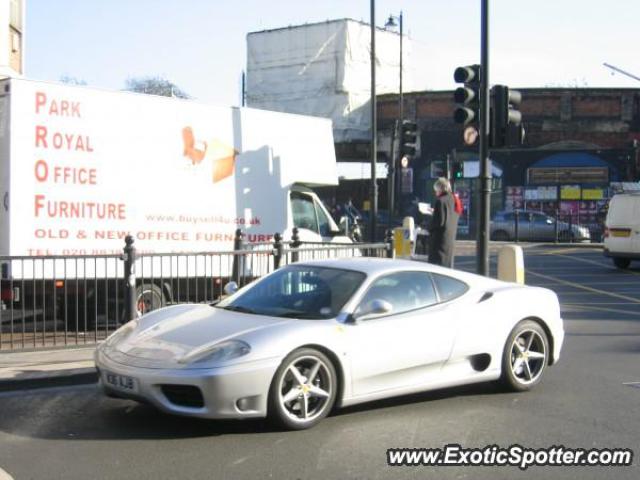 Ferrari 360 Modena spotted in London, United Kingdom