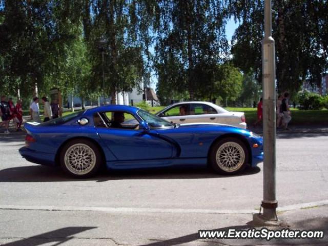 Dodge Viper spotted in Pitea, Sweden