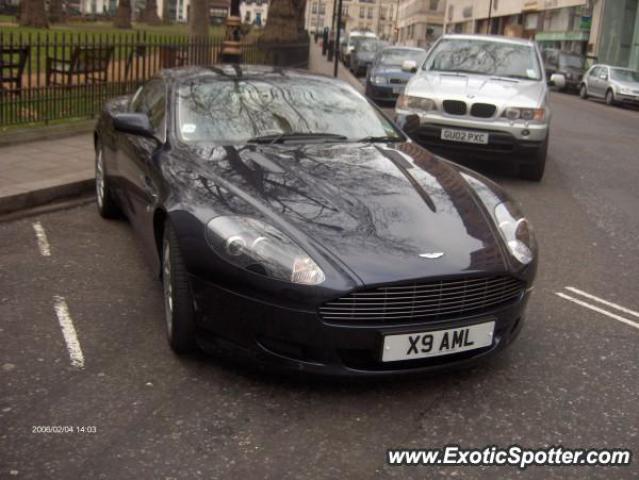 Aston Martin DB9 spotted in London, United Kingdom