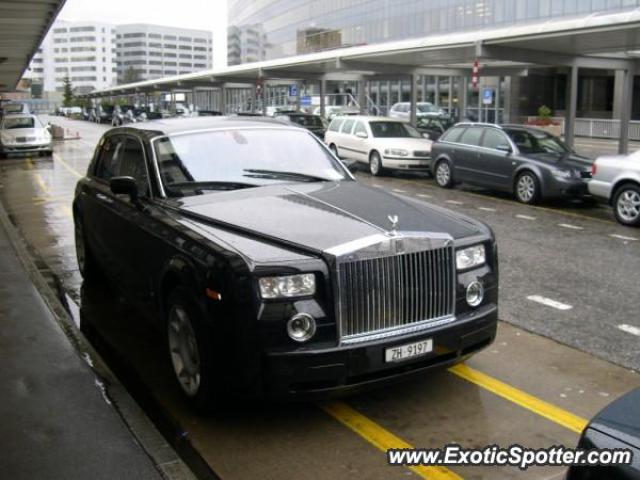 Rolls Royce Phantom spotted in Zurich Airport, Switzerland