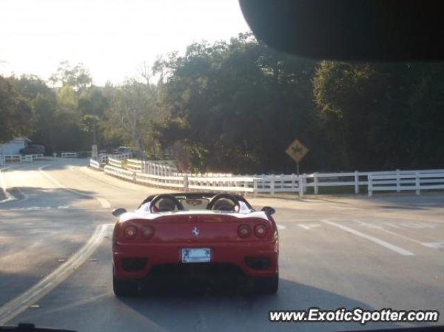 Ferrari 360 Modena spotted in Bell Canyon, California