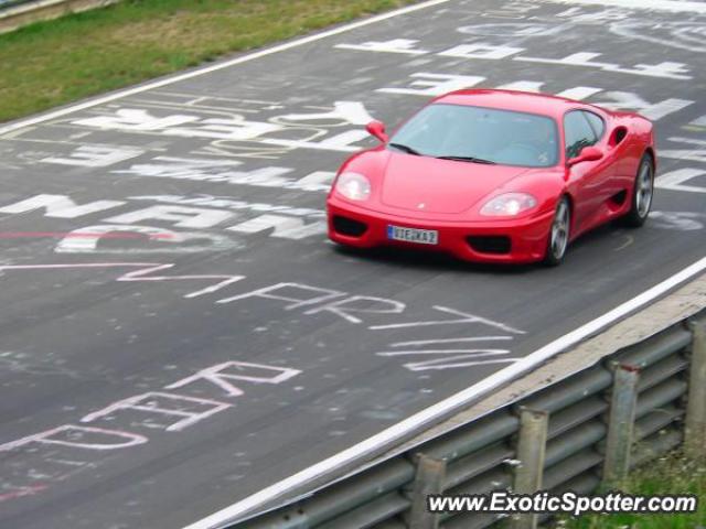 Ferrari 360 Modena spotted in Nürburgring/Nordschleife, Germany