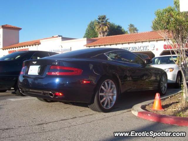 Aston Martin DB9 spotted in Calabasas, California