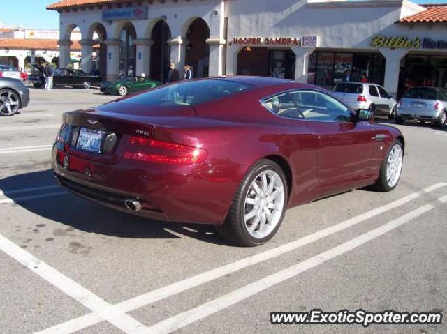 Aston Martin DB9 spotted in Calabasas, California