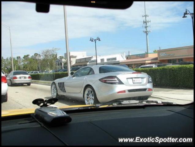 Mercedes SLR spotted in Miami Beach, Florida