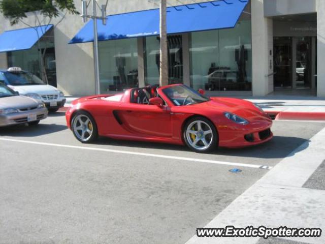 Porsche Carrera GT spotted in Beverly Hills, California